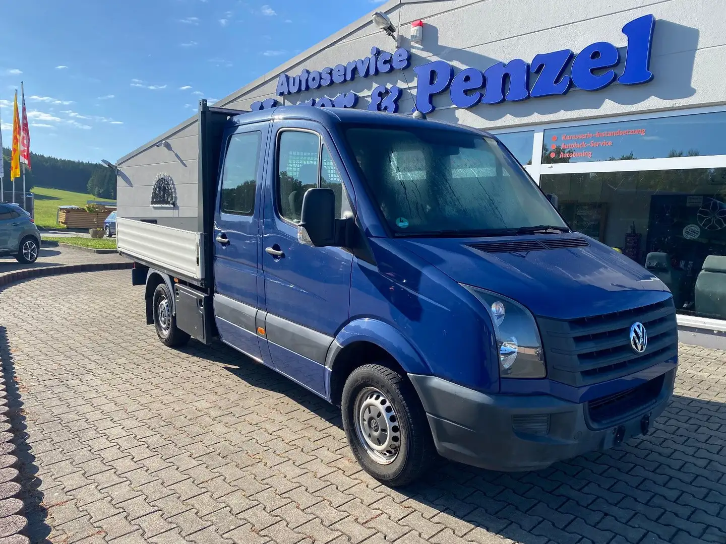 Volkswagen Crafter Pritsche 35 mittel L2 Doppelkabine Blau - 1