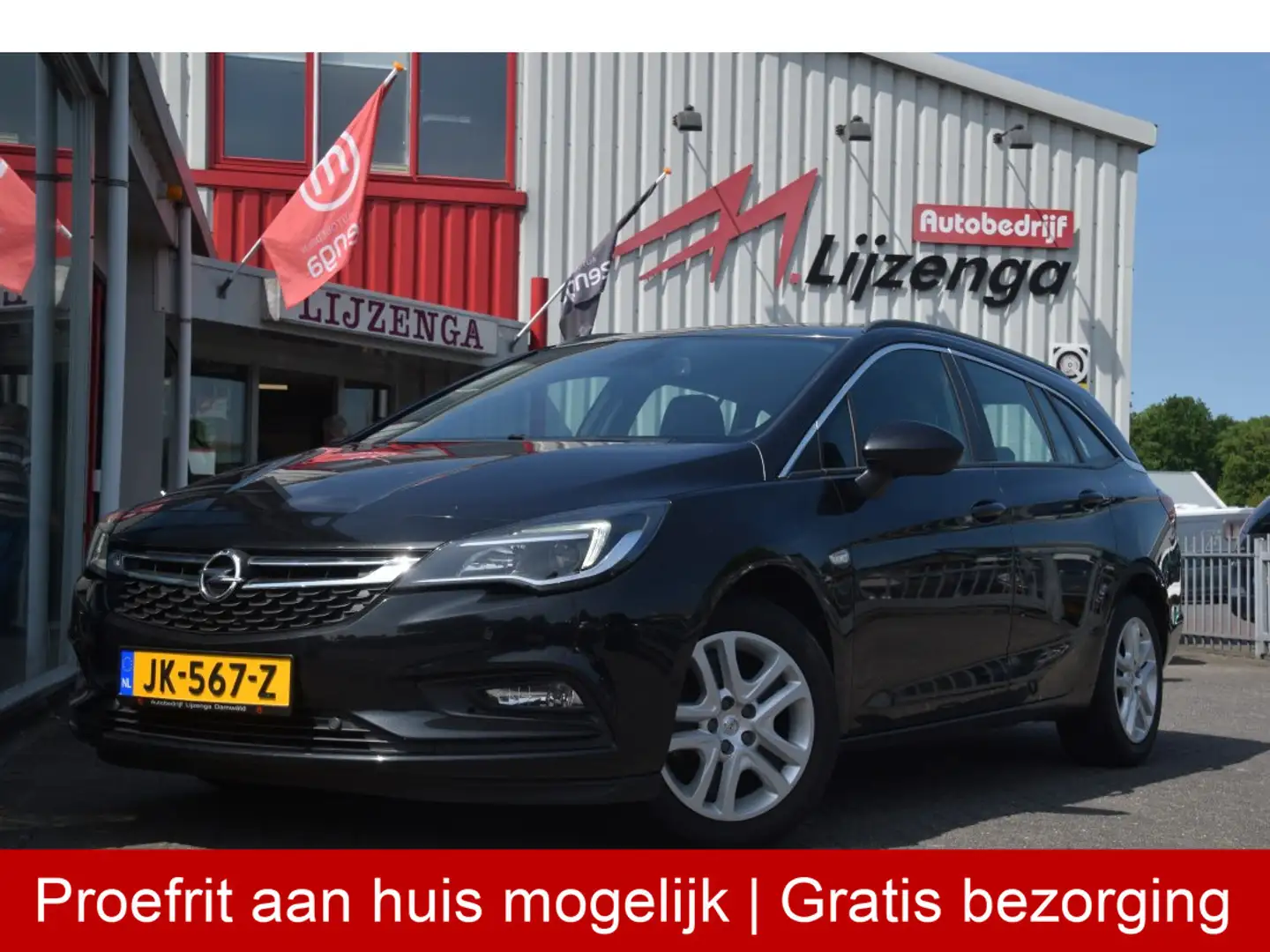 Opel Astra Sports Tourer 1.0 Edition Navi | Clima | DAB | Sch Schwarz - 1
