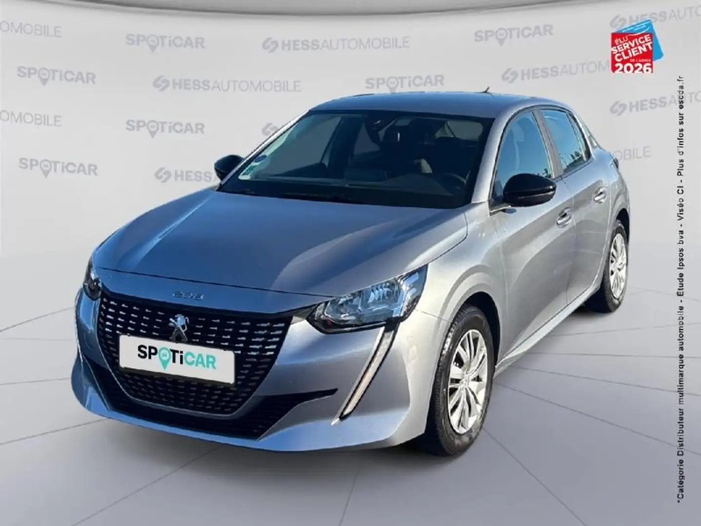 Peugeot 208 1.2 PureTech 75ch S\u0026S Active Gris - 1