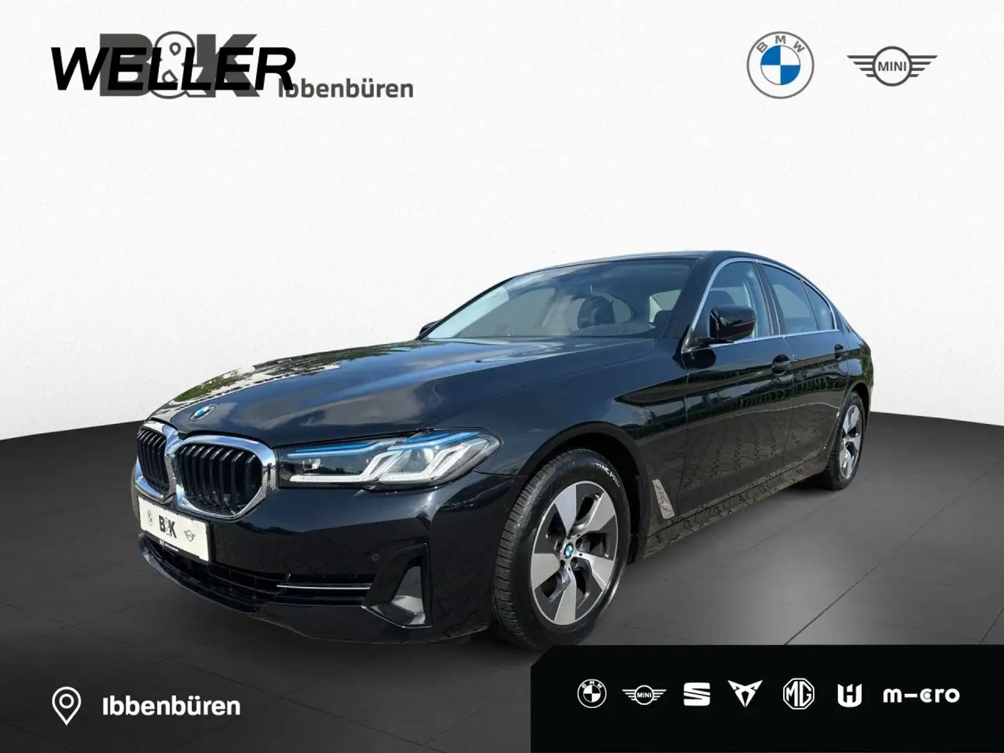 BMW 520 d A LiCPro KAM ACC DAB Hifi SpoSi Laser Alarm Schwarz - 1