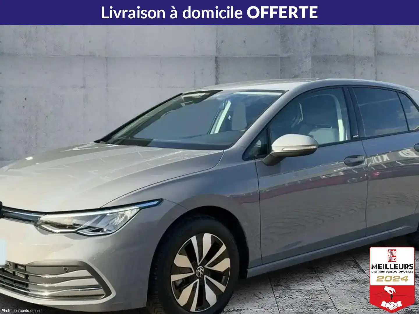 Volkswagen Golf 1.5 eHybrid 204 DSG6 Style Blanc - 1