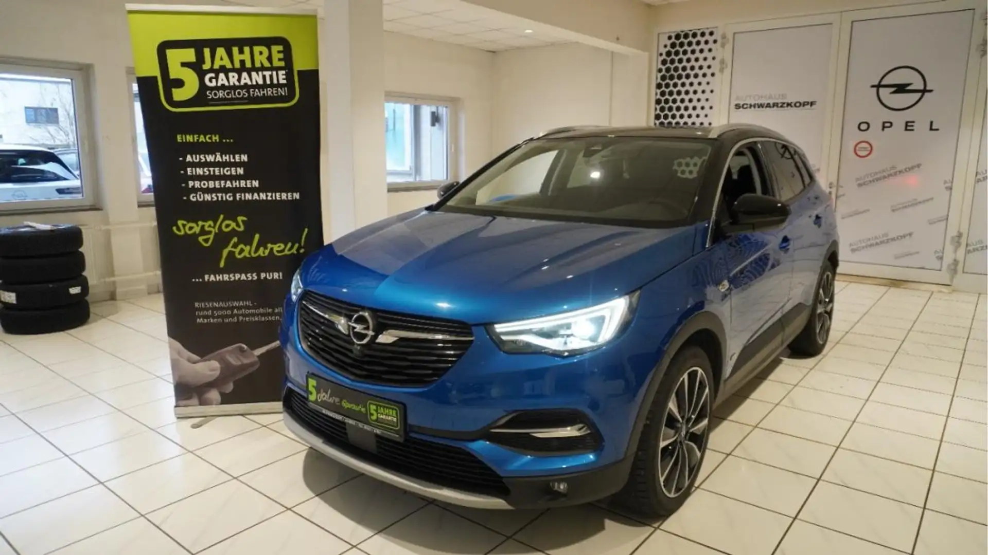 Opel Grandland 1.6T Hybrid AHK,WirelessCharging Blau - 2