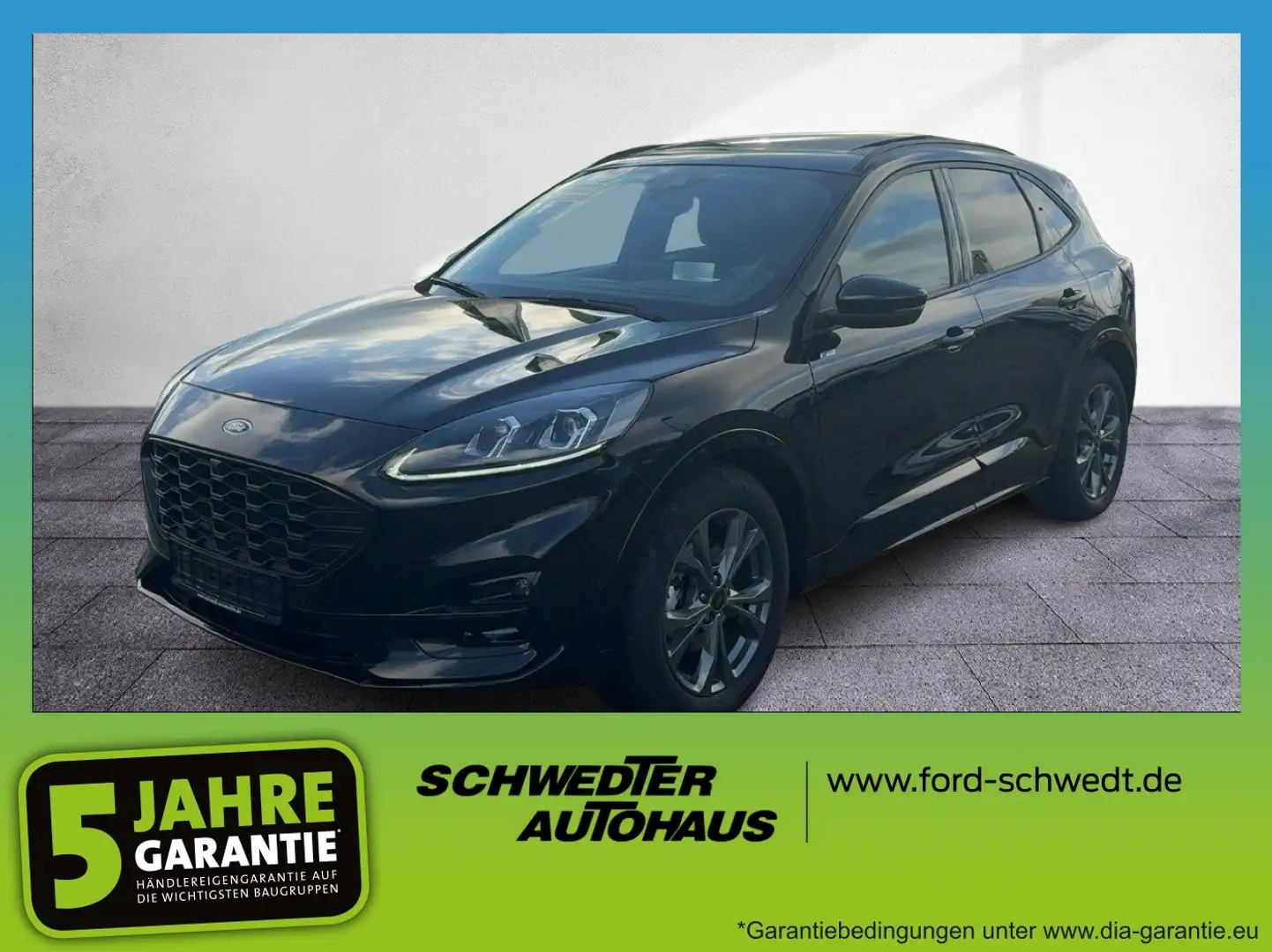 Ford Kuga 2.0 EcoBlue ST-Line X ACC+AHK+LED+Navi+Pano Schwarz - 1