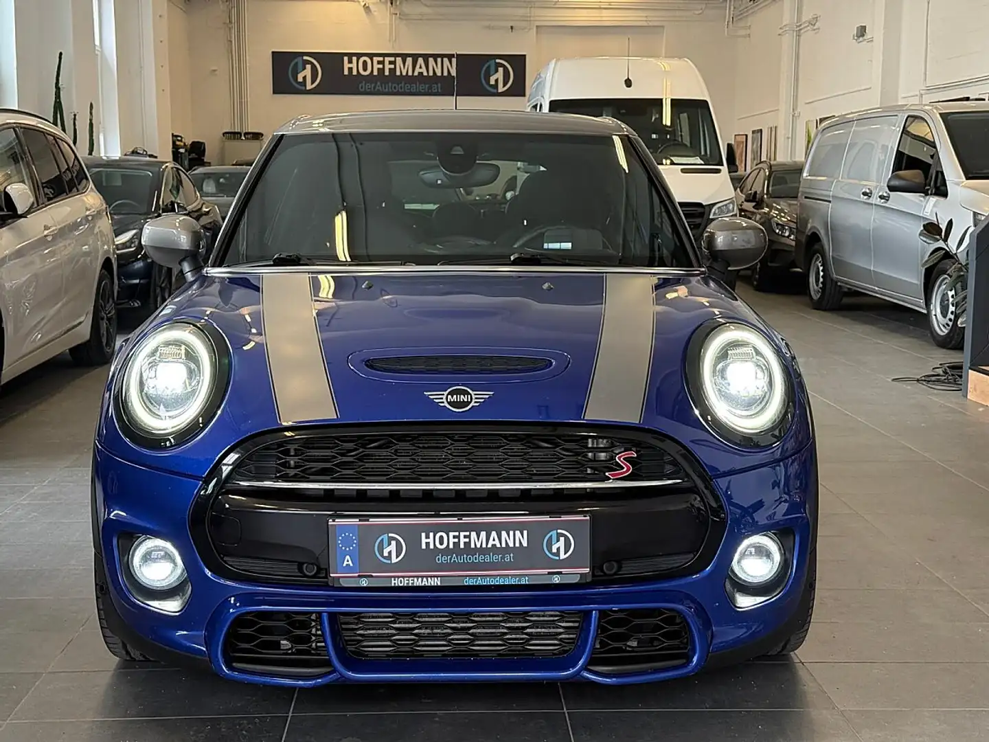 MINI John Cooper Works MINI Cooper S Aut. JCW Packet/Leder/ACC+/HUD/H&... Blau - 2