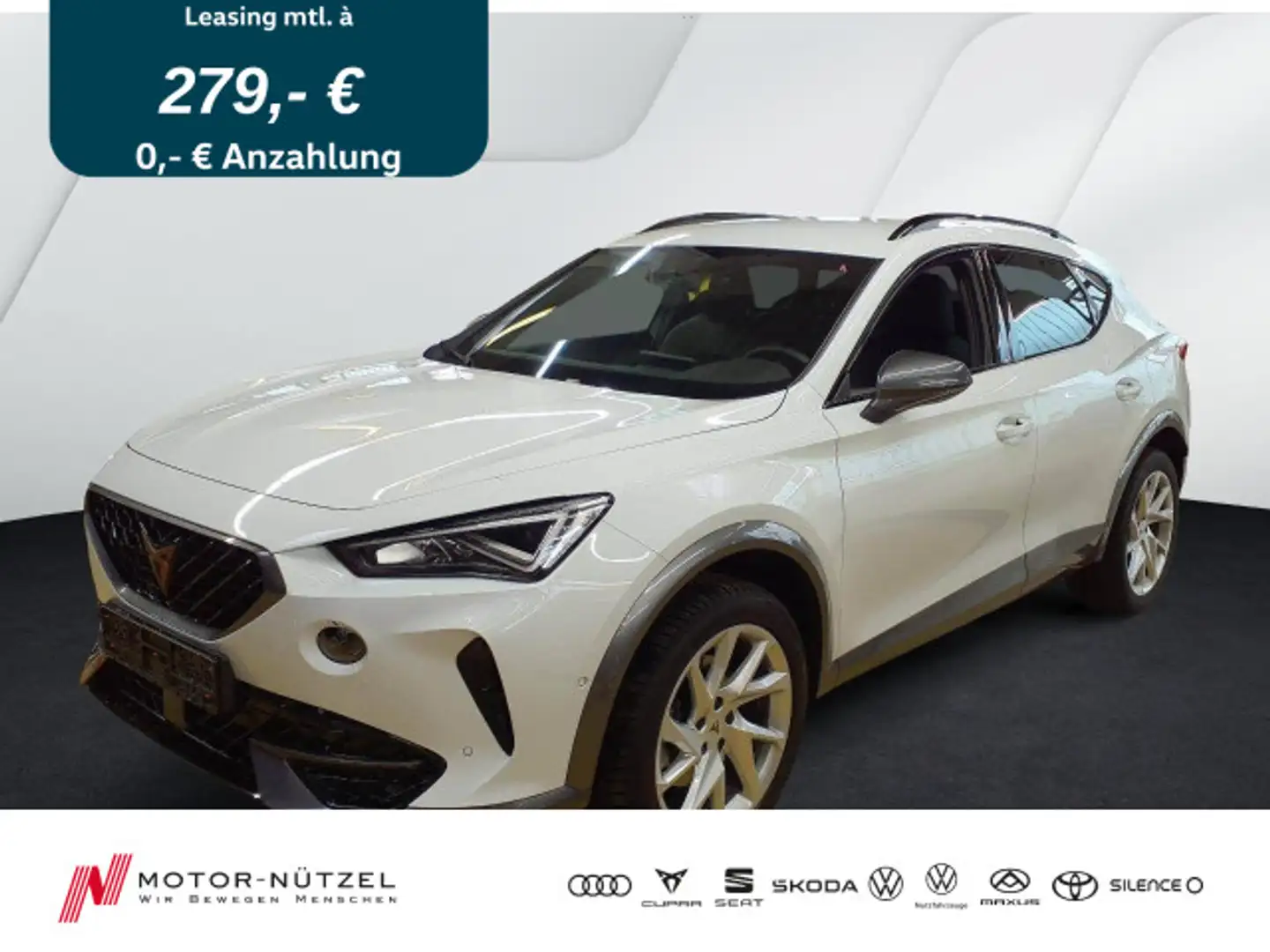 CUPRA Formentor 2.0 TSI DSG 4DRIVE LED+NAVI+KAMERA+ACC Weiß - 1