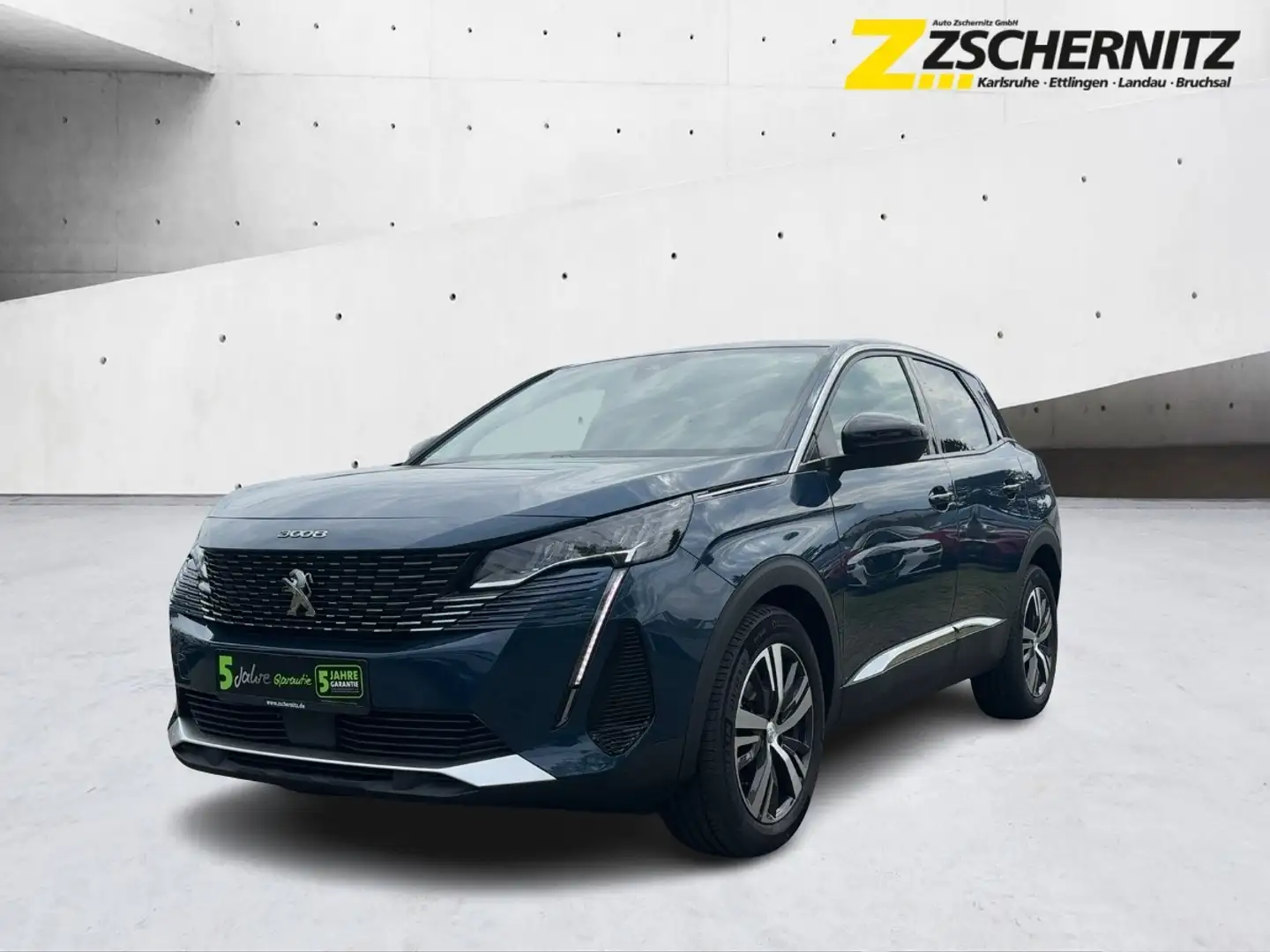 Peugeot 3008 1.5 BlueHDi 130 Allure Wartungspaket BIGDEAL Blau - 1