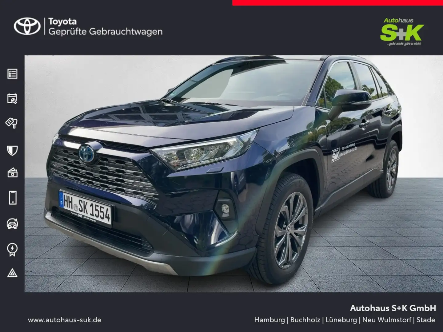 Toyota RAV 4 2.5l Hybrid, Teamplayer+Carplay+R-Kamera+ Blau - 1