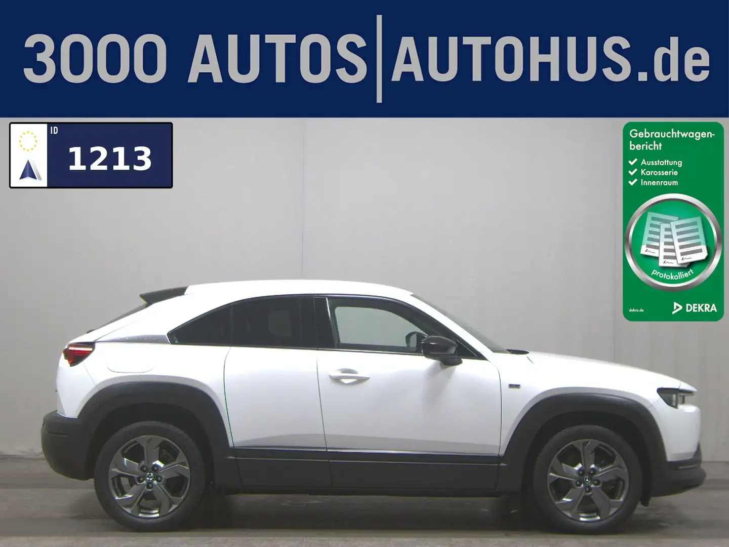 Mazda MX-30 e-SKYACTIV Advanage T-Leder LED Navi HuD Weiß - 1