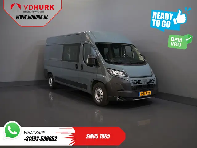 Fiat Ducato 2.2 MJ 180 pk Aut. L3H2 DC Dubbel Cabine BPM VRIJ!