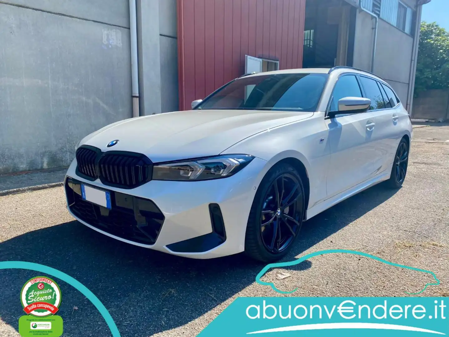 BMW 330 i Touring Msport Bianco - 1