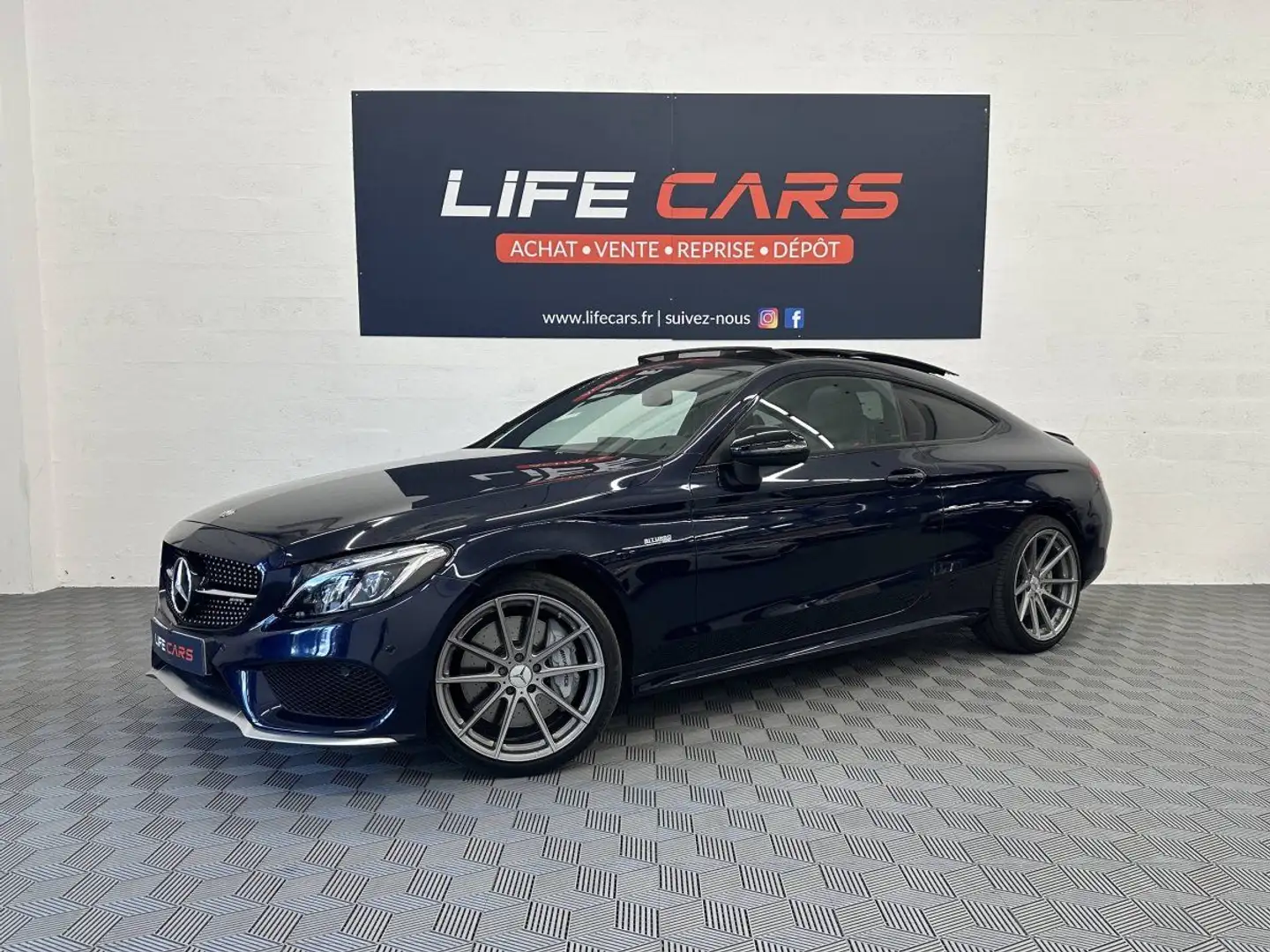 Mercedes-Benz C 43 AMG Coupé II (C205) 43 AMG 3.0 V6 367ch 4Matic 9G-Tronic 2018 Entretien Mercedes Blau - 2