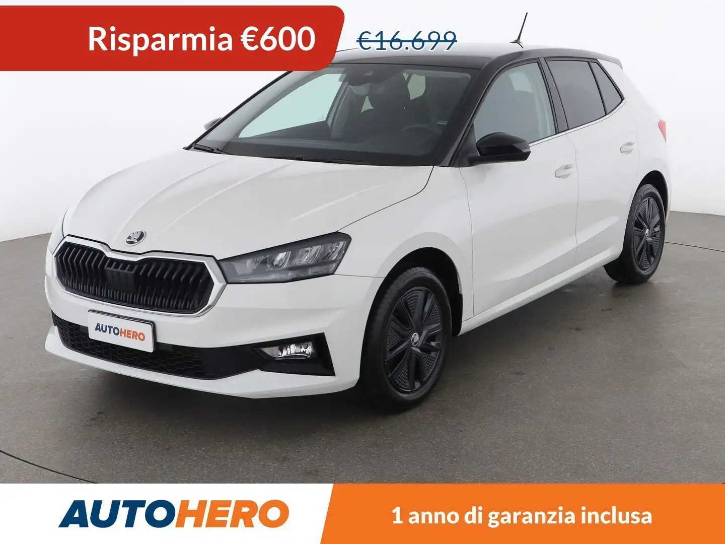 Skoda Fabia 1.0 MPI Style  80 CV Bianco - 1