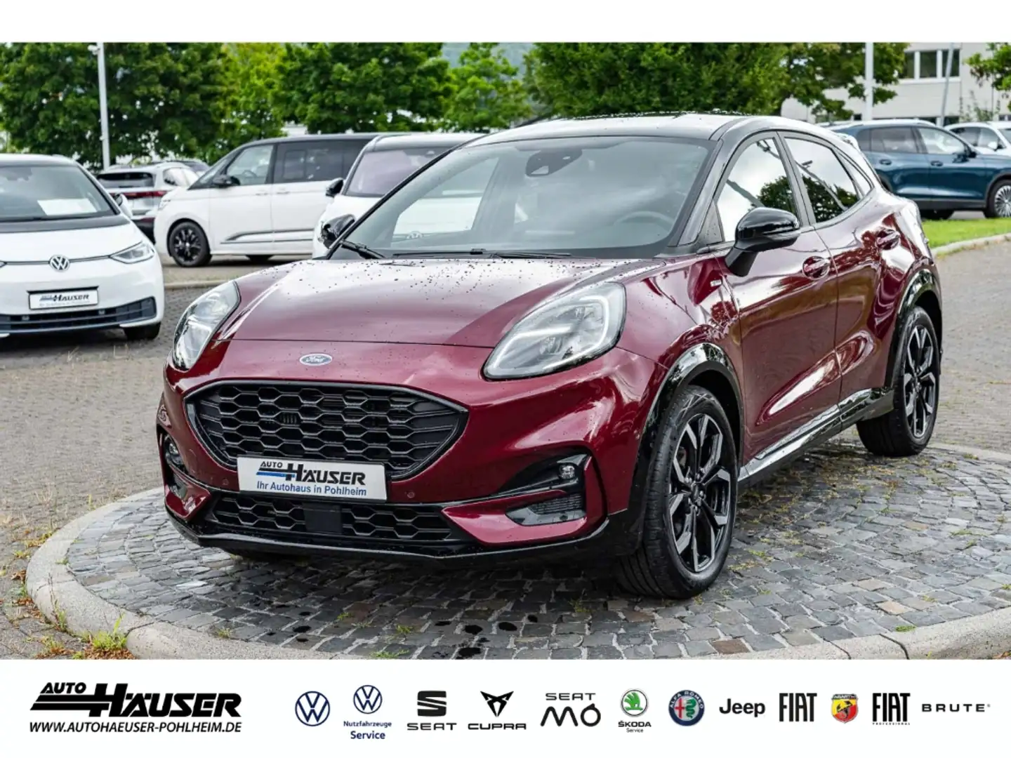 Ford Puma 1.0 EcoBoost Hybrid ST-Line Vivid Ruby Edition 1.H Rouge - 1