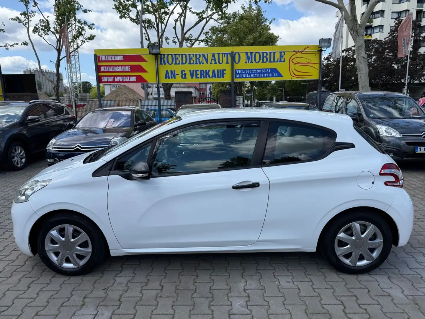 Peugeot 208 Access *SCHECKHEFT*KLIMA Blanc - 2