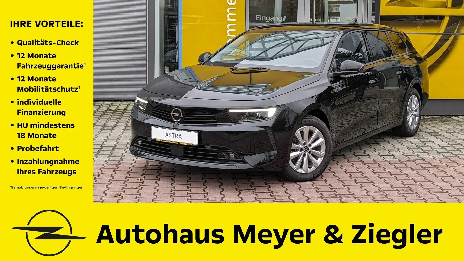 Opel Astra Sports Tourer 1.5 D Automatik Business Edition Noir - 1