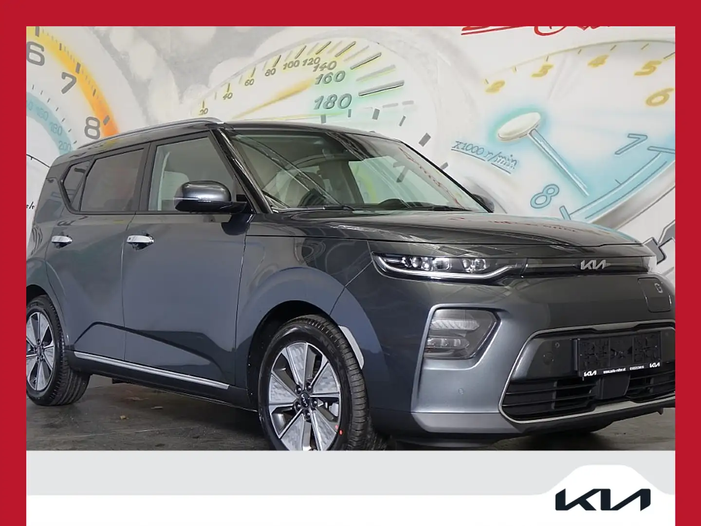 Kia Soul EV Long Platin *VOLLAUSSTATTUNG* TOP E-AUTO!* Gris - 1
