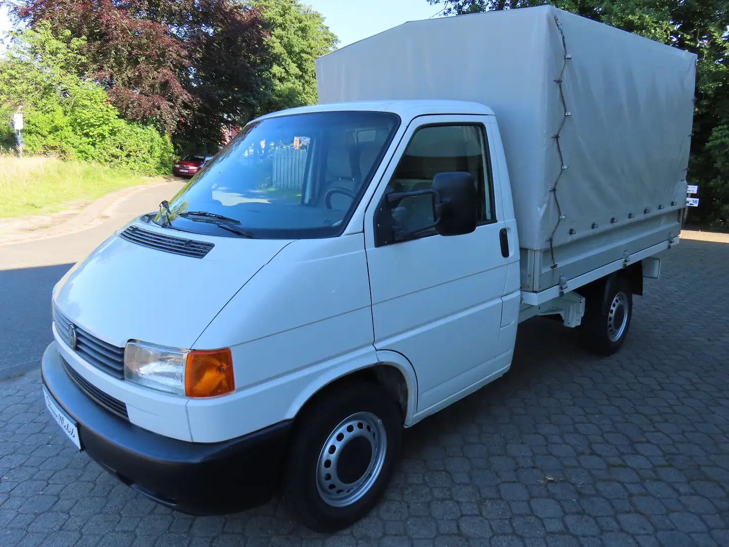 Volkswagen T4 2.0 Pritsche Plane+Spriegel *1.Hand*nur 100 TKM* White - 2