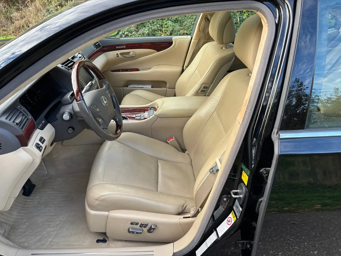 Lexus LS 600 600h L. President/Schuifdak/Full Options Černá - 2