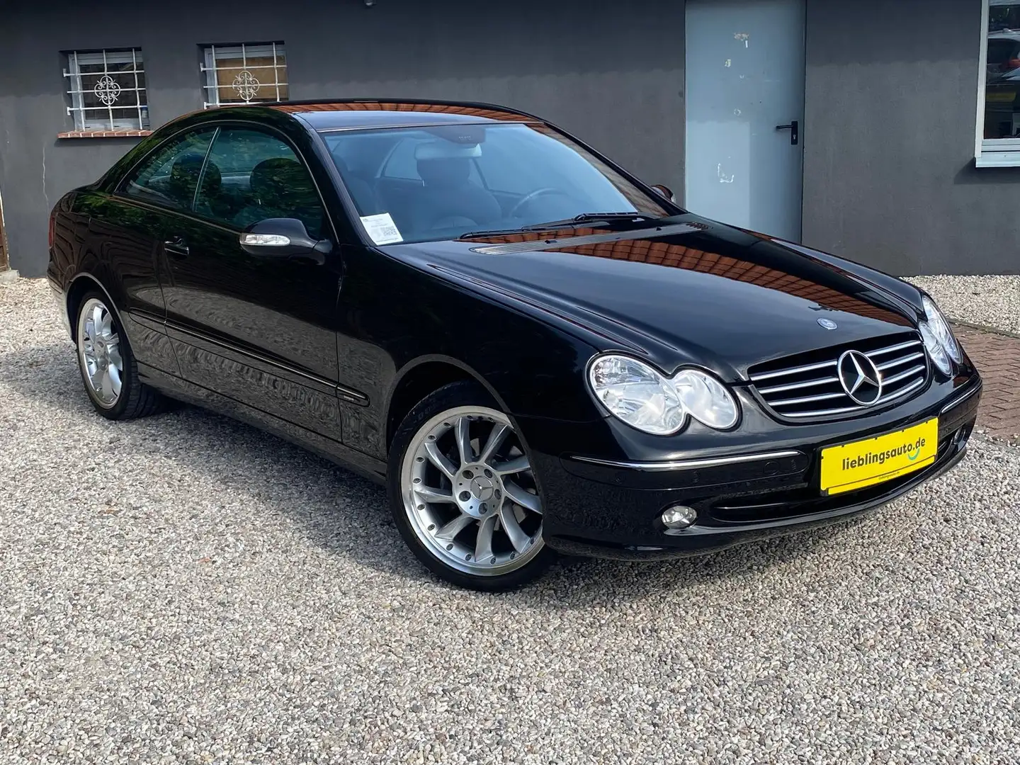 Mercedes-Benz CLK 200 Kompressor Automatik 18" Parkhilfe vo+hi Noir - 2