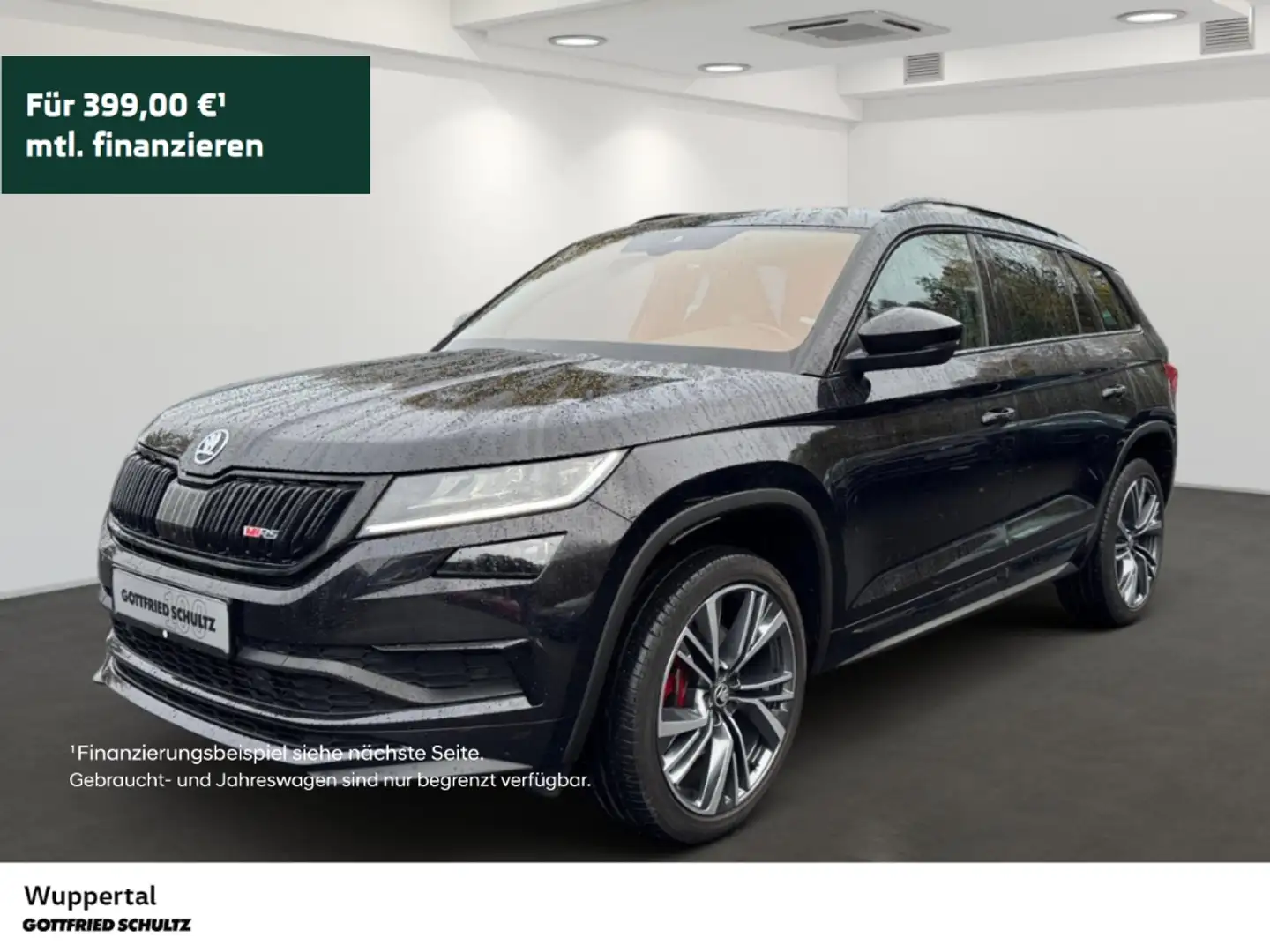Skoda Kodiaq 2.0 TDI RS 4M DSG AHK PANO NAVI ACC KAM LED SHZ PD Noir - 1