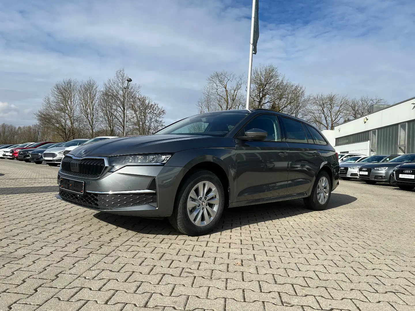 Skoda Octavia Combi 2.0 TDI Selection *LED Kamera ACC* Grau - 1