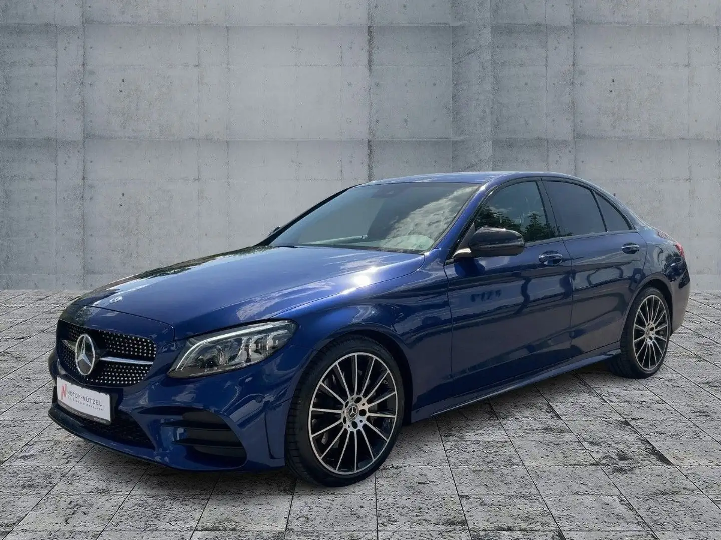 Mercedes-Benz C 300 D AMG LED+NAVI+GRA+PDC+SHZ+DAB+AHK+LM19" Blauw - 2