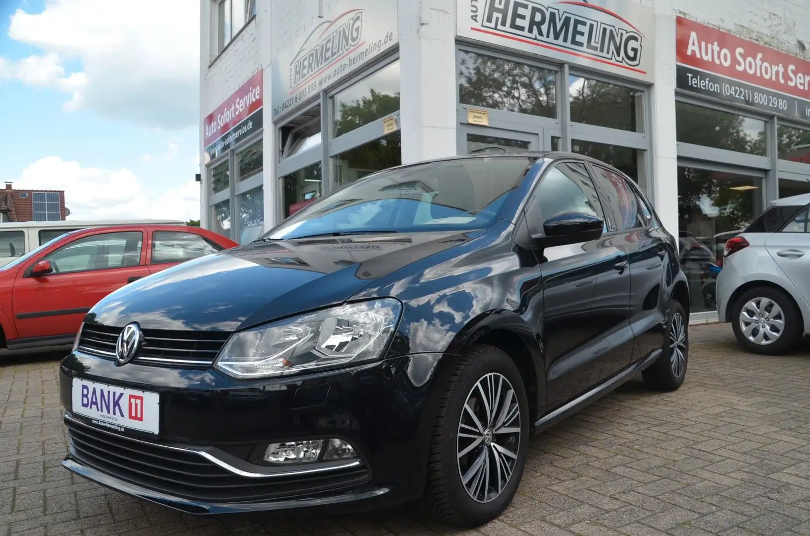 Volkswagen Polo 1.4 TDI ALLSTAR BMT PDC|SHZ|Allwetter Zwart - 1