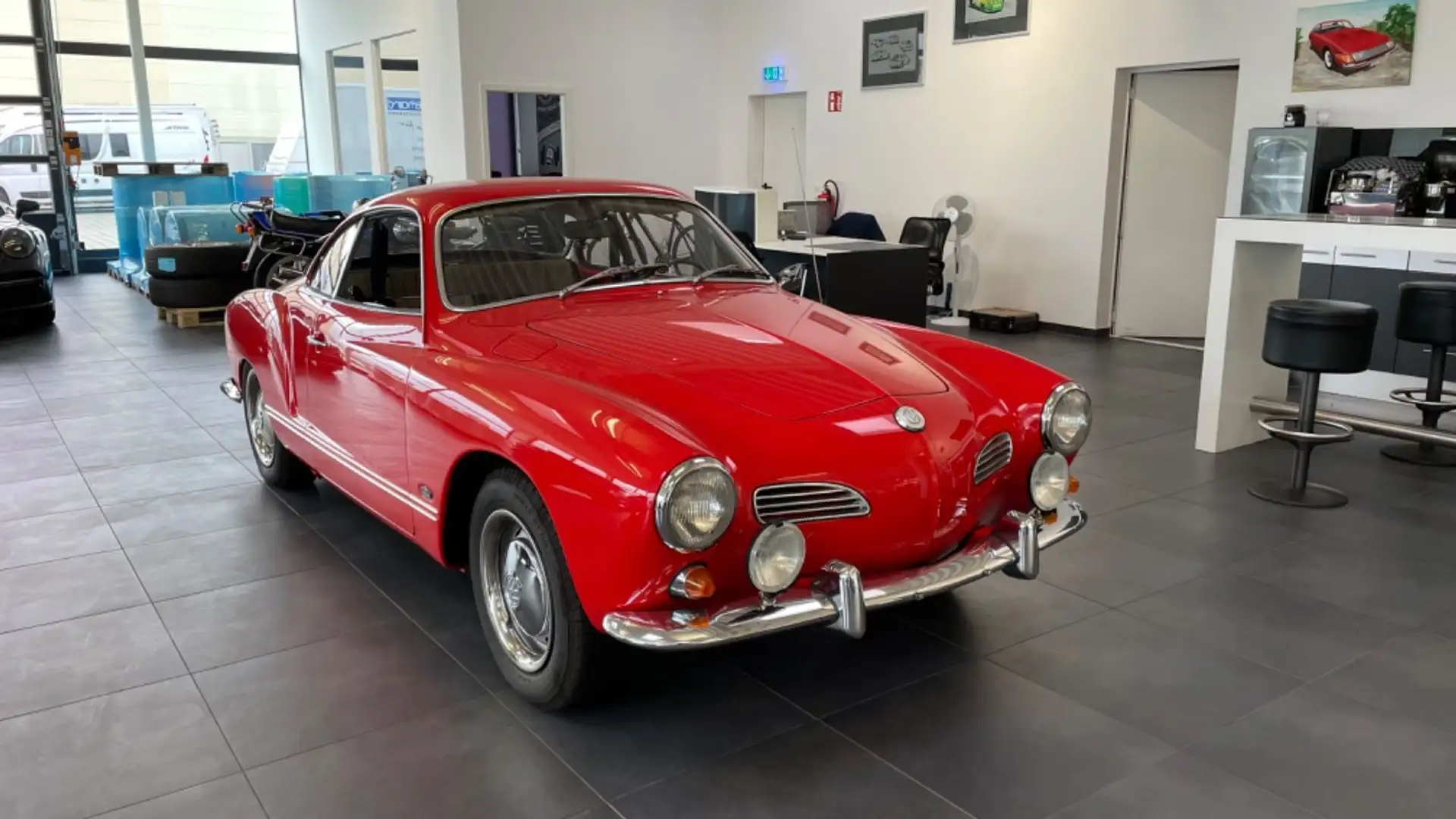 Volkswagen Karmann Ghia H Kennz.Typ14 Porsche  Deu Fzg Rouge - 1