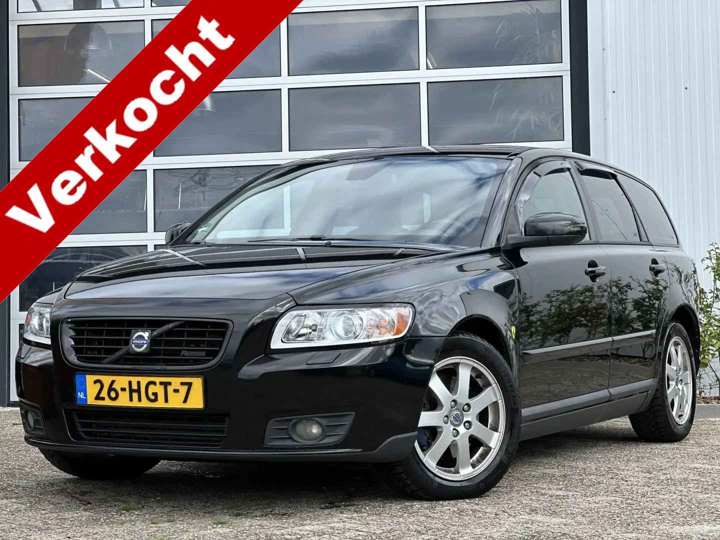 Volvo V50 2.0D Edition I 136PK | Achterspoiler | Cruise cont Zwart - 1