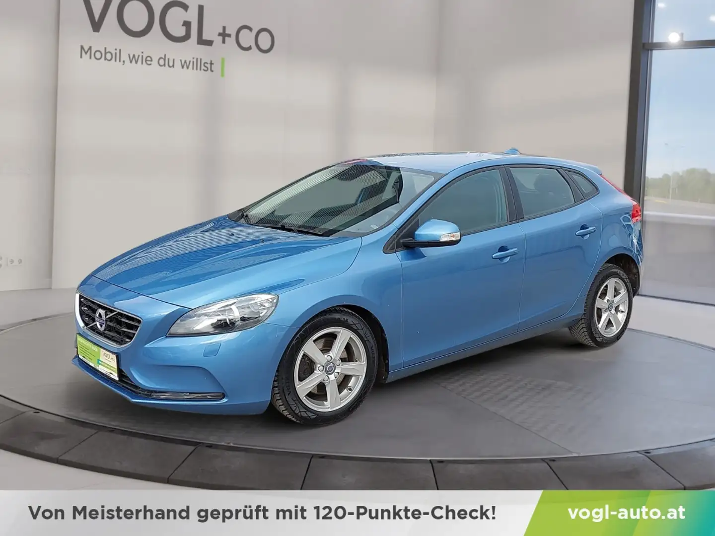 Volvo V40 D2 Kinetic Blau - 1