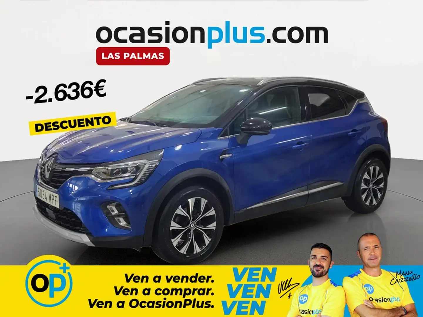 Renault Captur TCe Techno 67kW Azul - 1