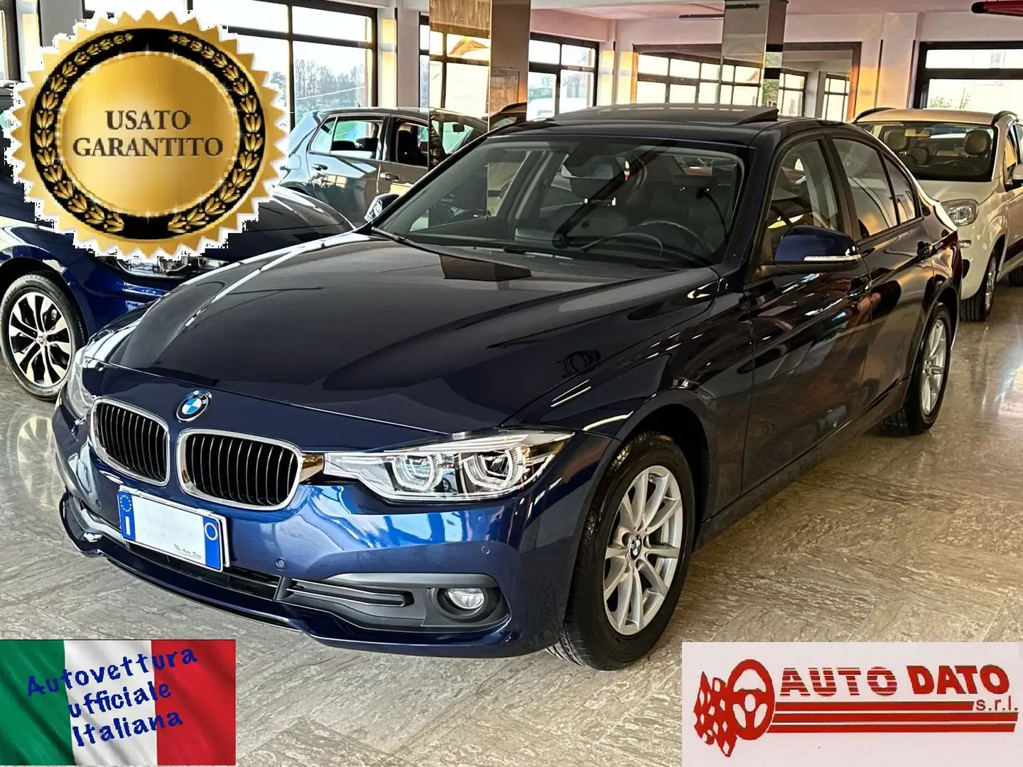 BMW 320 D 190 cv. Auto BUSINESS (Tetto, Nav.) Blu/Azzurro - 1