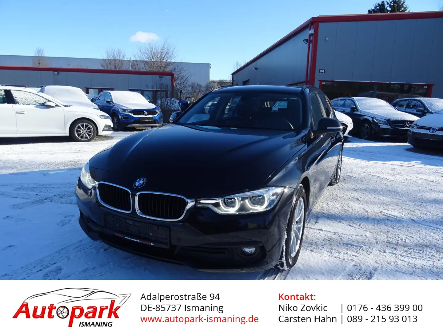BMW 318 Touring (F31N) 318 d Noir - 1