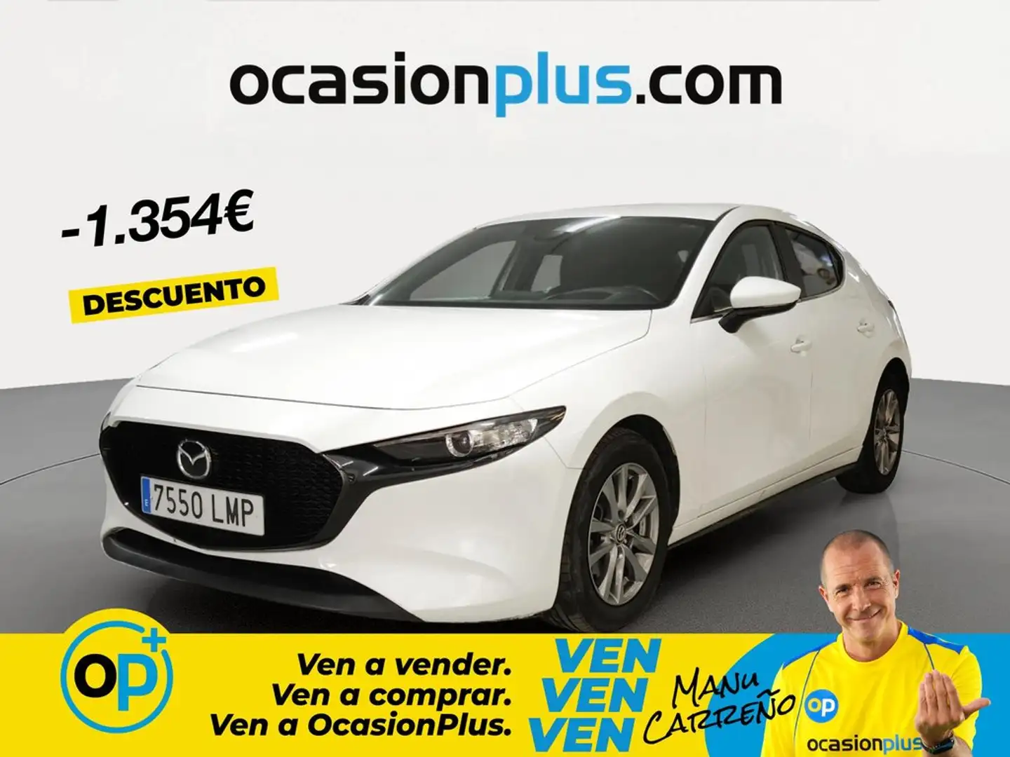 Mazda 3 2.0 e-Skyactiv-G Origin 90kW Blanco - 1