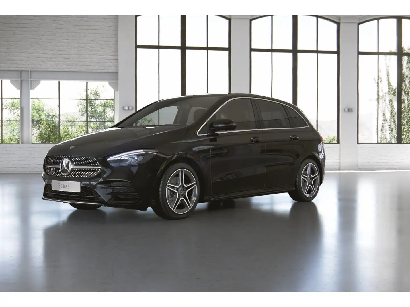 Mercedes-Benz B 200 d *AMG Line, LED-HPS, 8G-DCT, ANhängevorr., Rückfa Schwarz - 2