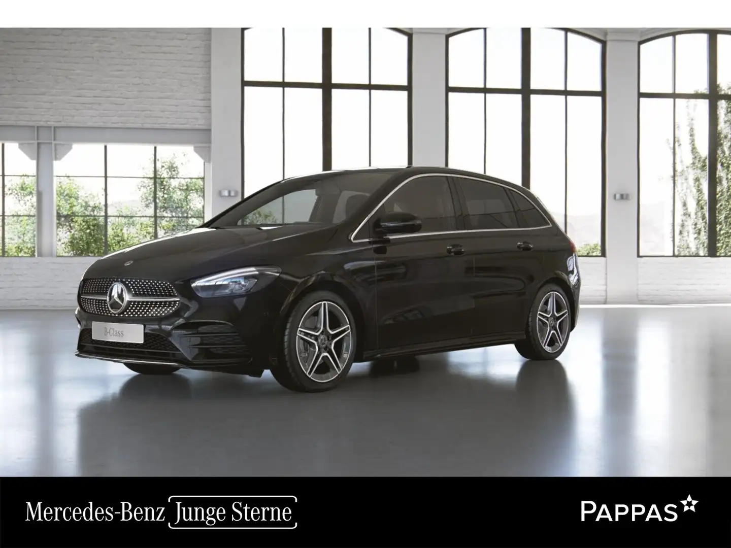 Mercedes-Benz B 200 d *AMG Line, LED-HPS, 8G-DCT, ANhängevorr., Rückfa Schwarz - 1