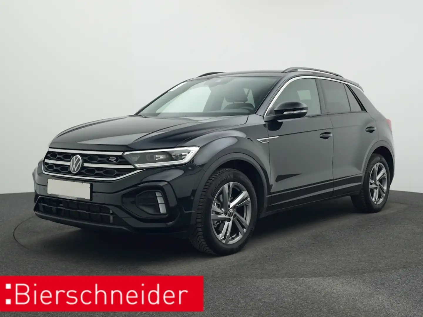 Volkswagen T-Roc 1.5 TSI DSG RLine LED+ NAVI 3-J-GAR AHK PARKLENK A Schwarz - 1