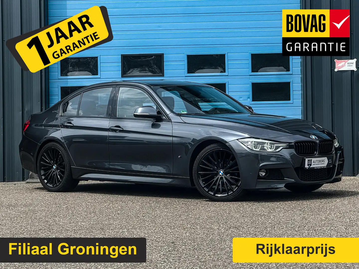 BMW 330 3-serie 330e Centennial High Executive M GRATIS Af Gris - 1