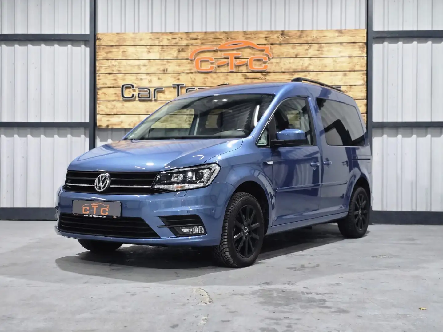 Volkswagen Caddy Beach Camper/Bett/LED/Apple/Kamera/TÜV-NEU Blau - 1