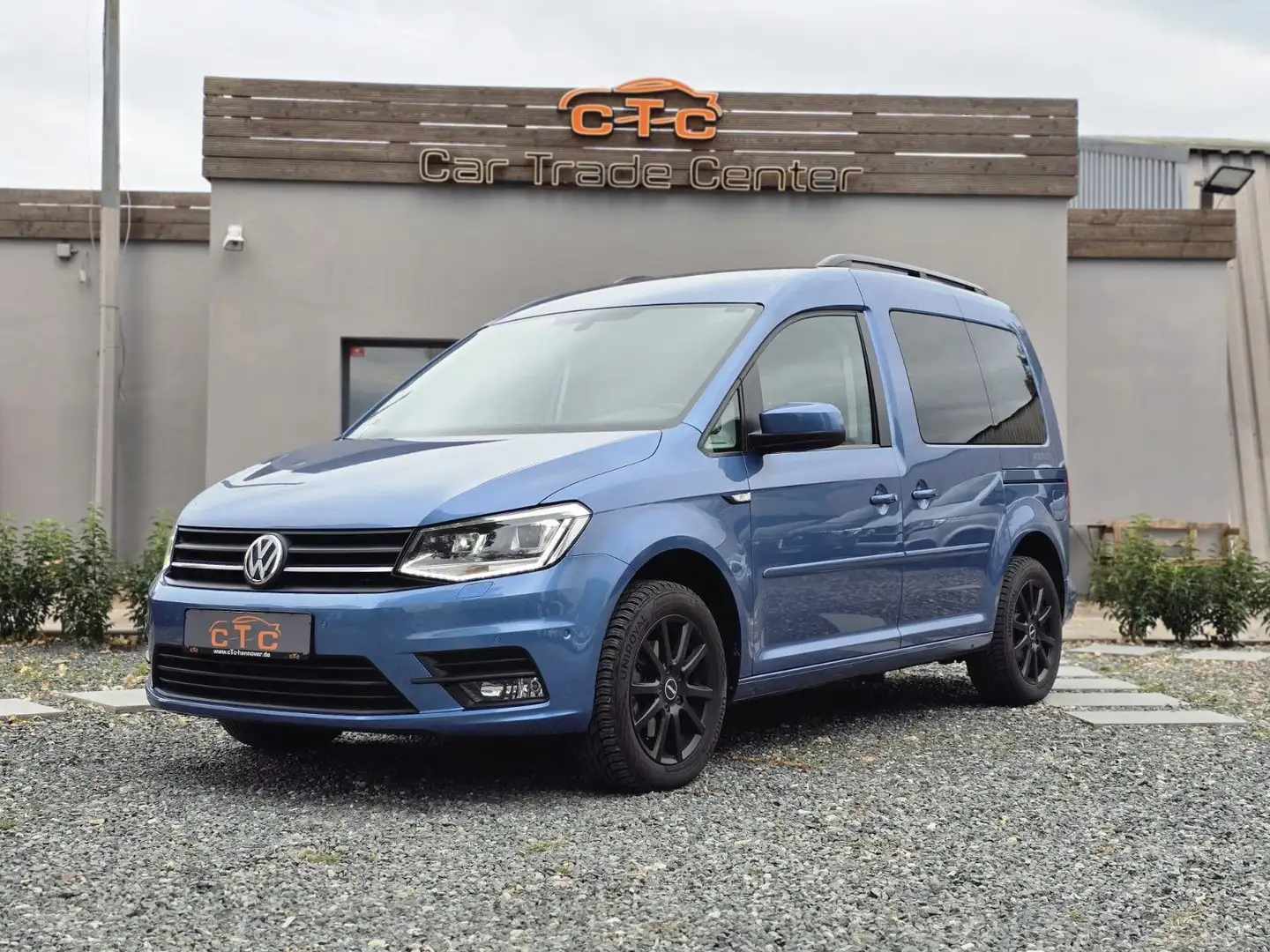 Volkswagen Caddy Beach Camper/Bett/LED/Apple/Kamera/TÜV-NEU Blau - 1