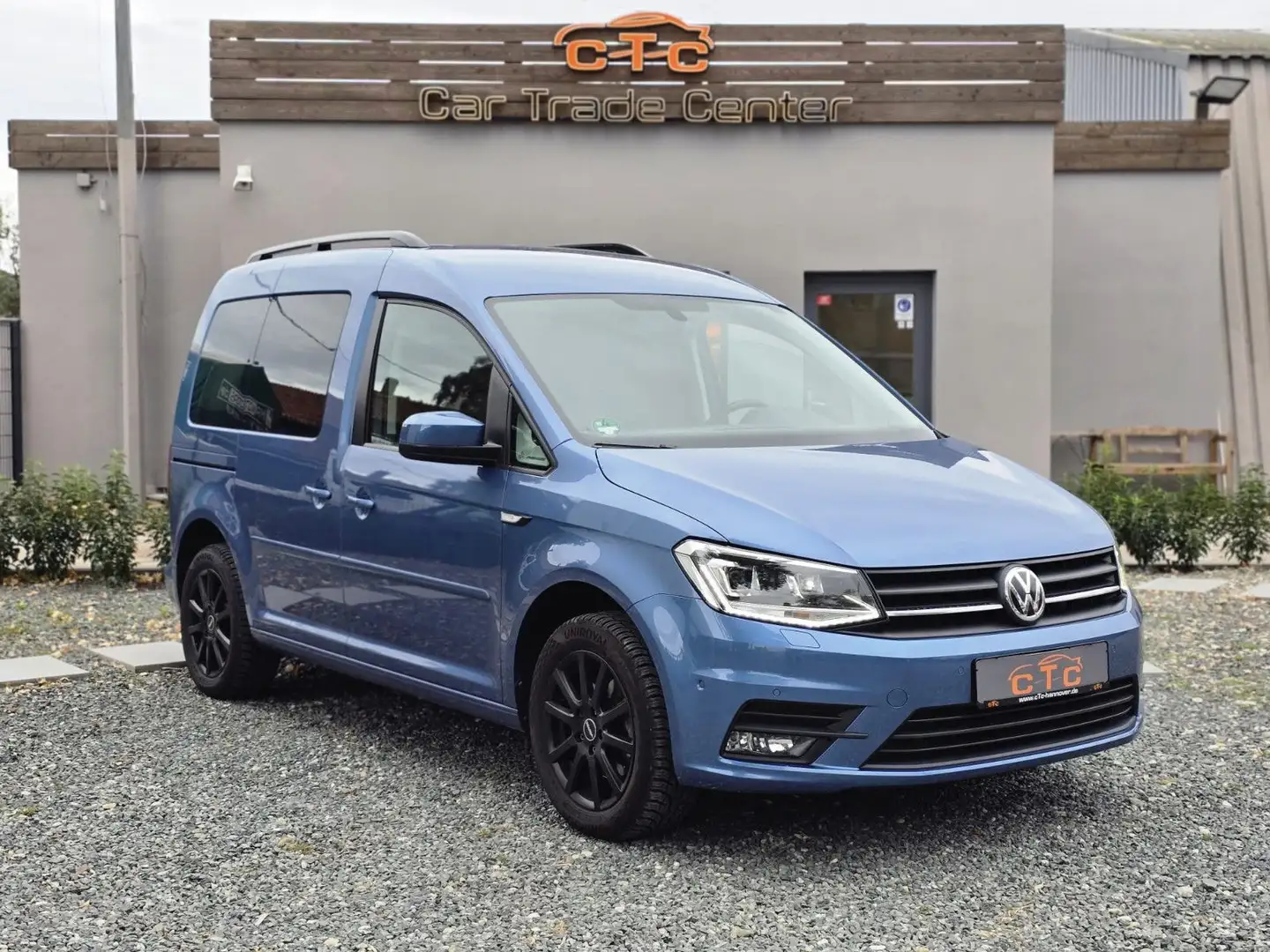 Volkswagen Caddy Beach Camper/Bett/LED/Apple/Kamera/TÜV-NEU Blau - 2