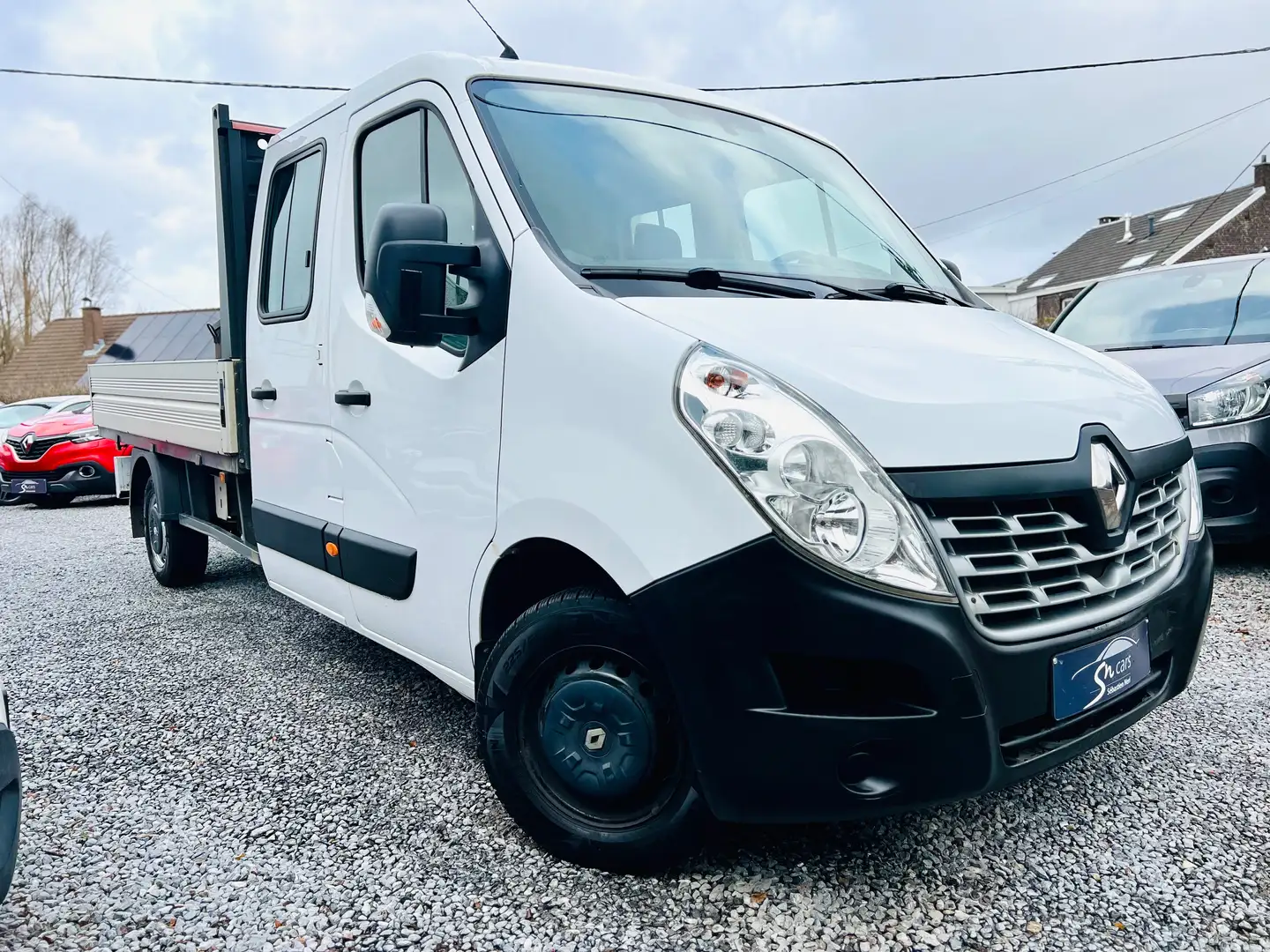 Renault Master Double cabine plateau 7 places *** Gps Airco *** Wit - 1