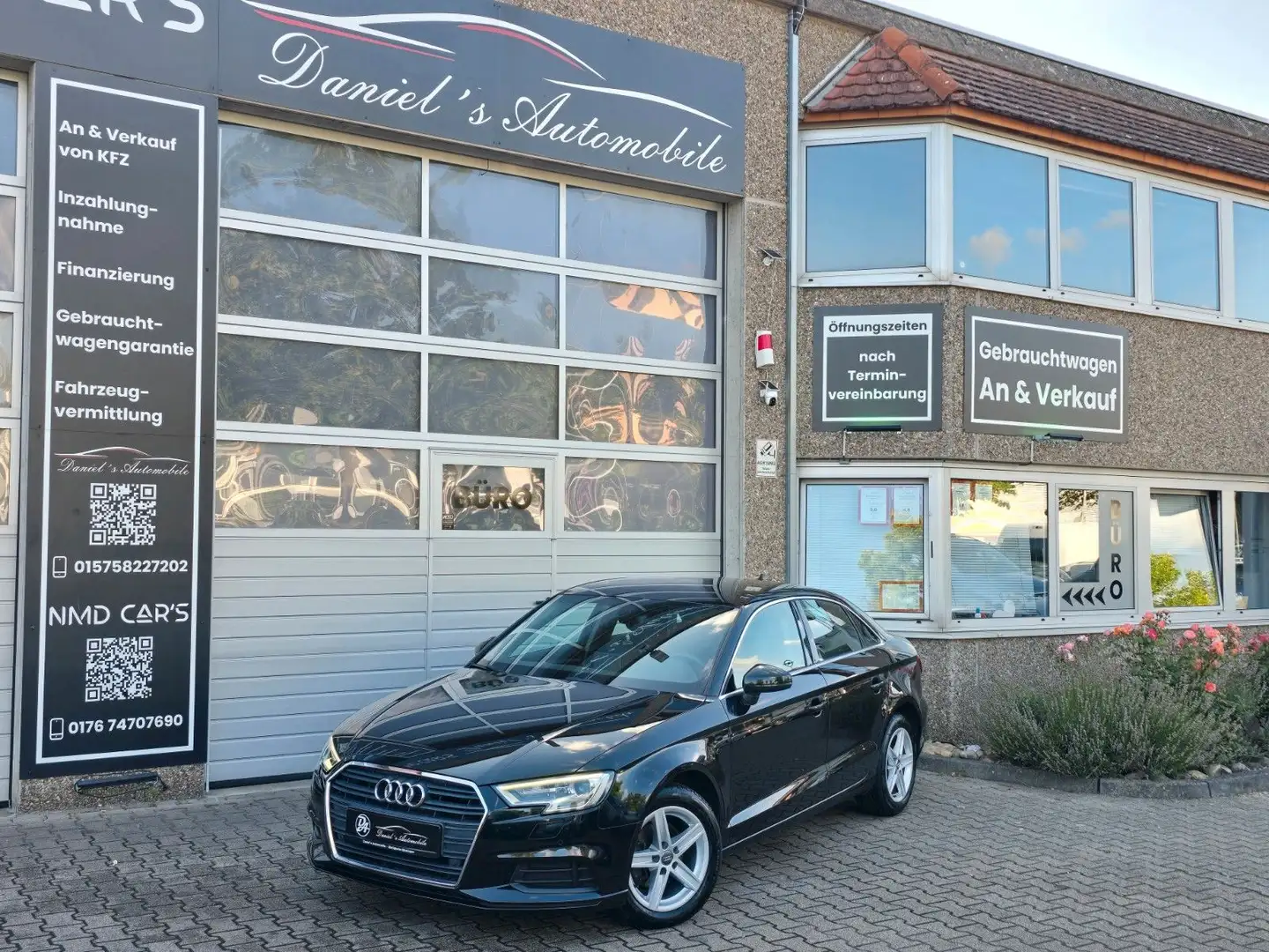 Audi A3 Limousine/PDC/DIGITALTACHO/NAVI Zwart - 1