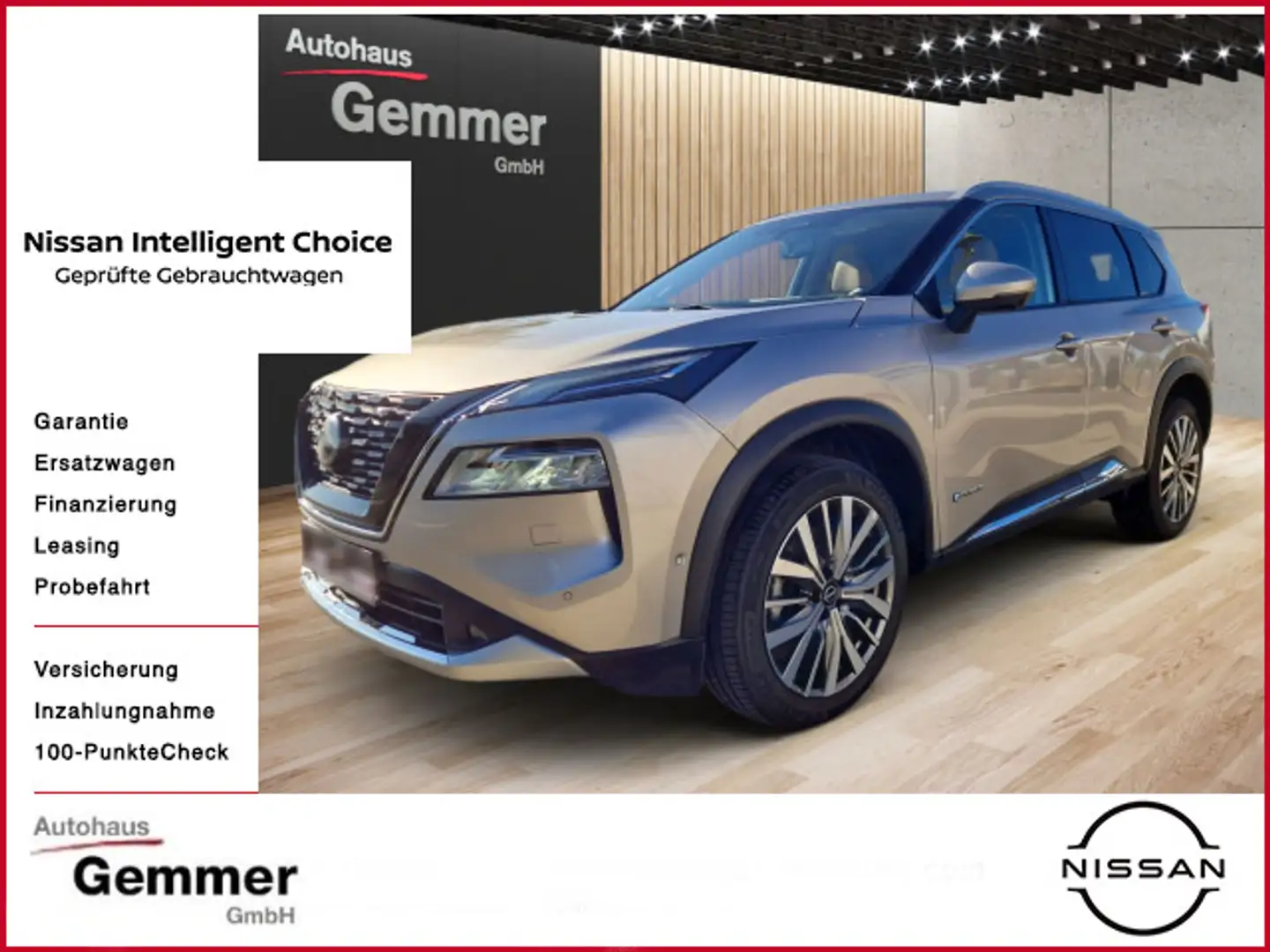 Nissan X-Trail 1.5 VC-T e-Power Tekna+ Silber - 1