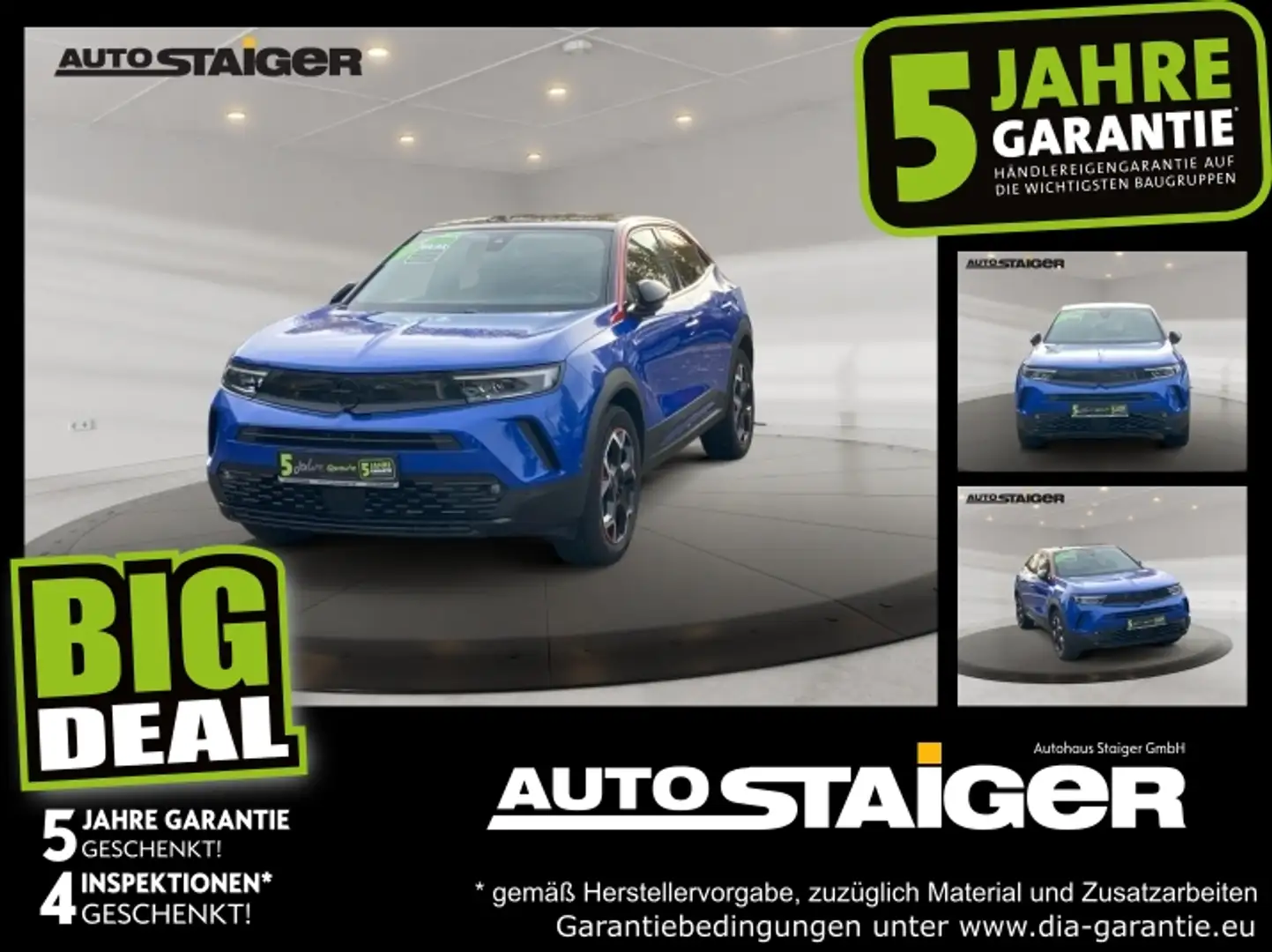 Opel Mokka 1.2 Turbo GS Line ACC+LED+Navi+SHZ+Kam.+LM Blau - 1