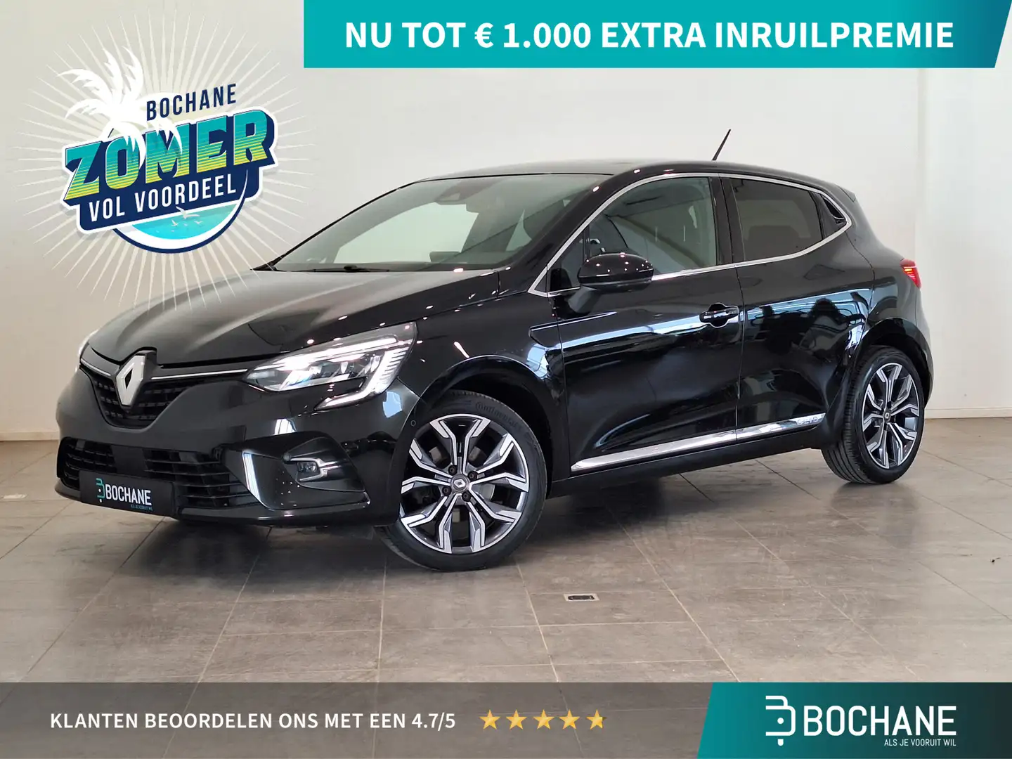Renault Clio 1.3 TCe 130 EDC Edition One | BOSE | Navigatie 9,3 Zwart - 1