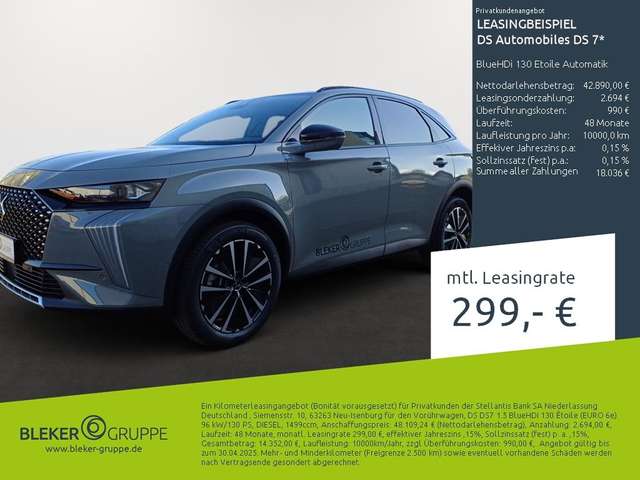 DS Automobiles DS 7 BlueHDi 130 Etoile Automatik