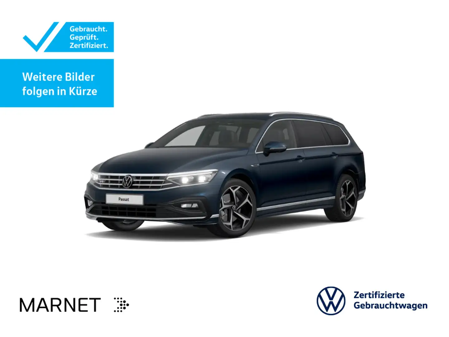 Volkswagen Passat Variant 4Motion 2.0 TDI DSG  Elegance R-L Blau - 1