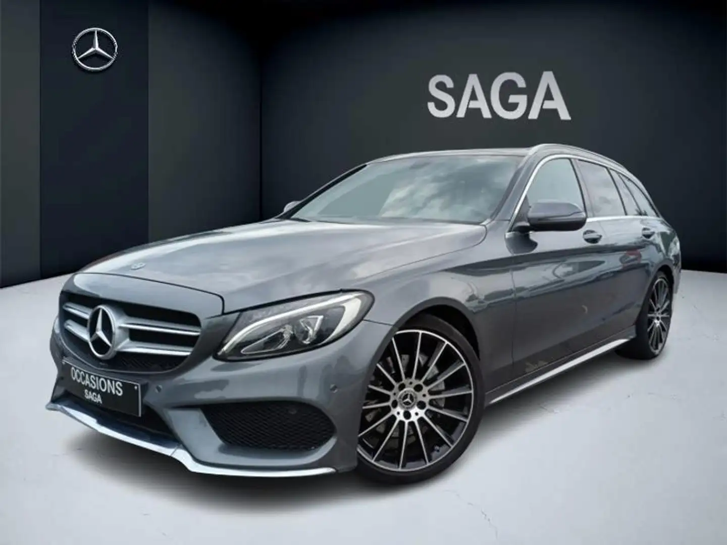 Mercedes-Benz C 180 Break AMG LINE*TOIT PANO*burmester Grau - 1