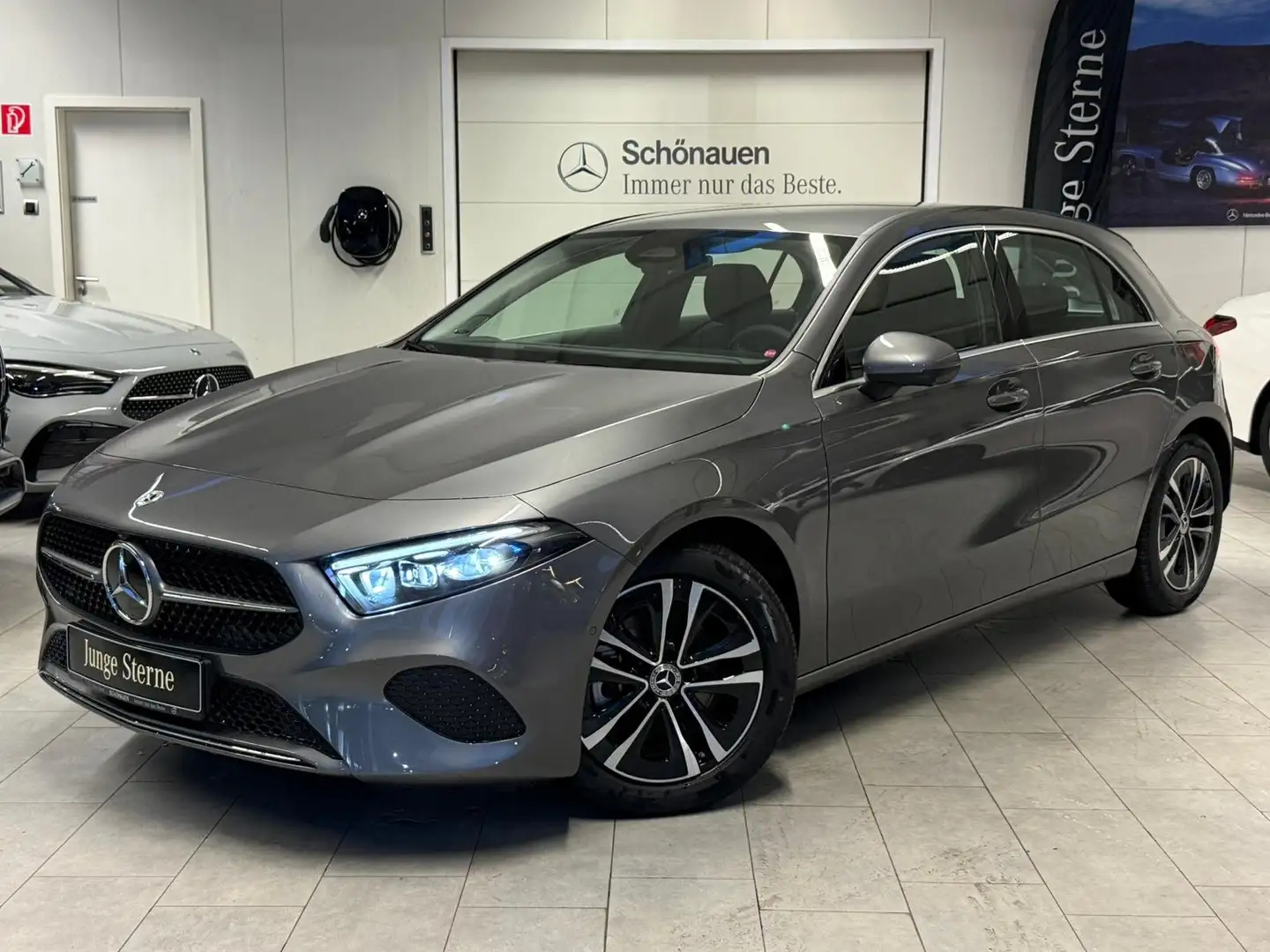 Mercedes-Benz A 200 Progressive BURMES+MBEAM+360°+MEMORY+TOTW. Gri - 1